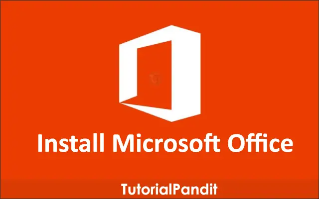 How to Install MS Office in Hindi