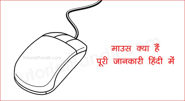 Mouse In Hindi - माउस क्या होता है कम्प्यूटर माउस की हिंदी में जानकारी