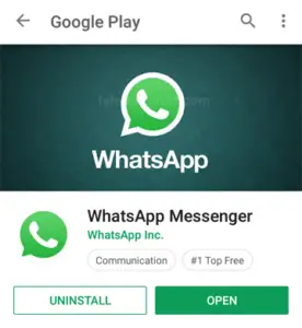 please open whatsapp