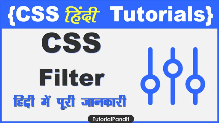 CSS Filter Property in Hindi